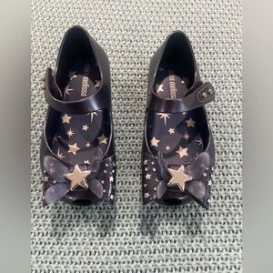 Mini Melissa Kids' Starry Shoes - Dark Blue